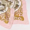 Hermès Carré 90 "LA PROMENADE DE LONGCHAMPS" Silk handkerchief in Pink Secondhand