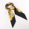 Hermès Carré 90 "LA VIE a CHEVAL" Silk handkerchief in Black x Yellow Secondhand