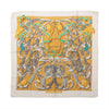 Hermes Carré 90 "LE MORS A LA CONETABLE" Silk handkerchief in Yellow Secondhand