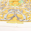 Hermes Carré 90 "LE MORS A LA CONETABLE" Silk handkerchief in Yellow Secondhand