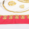 Hermès Carré 90 "LES CAVALIERS D'OR" 100% Silk Scarf in Red Secondhand