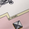 Hermès Carré 90 "LES CLES" 100% Silk Scarf in Pink Secondhand