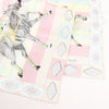 Hermes Carré 90 "LES PONEYS DE POLO" Silk handkerchief in Pink Secondhand