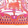 Hermès Carré 90 "LES ROUES DE PHAETON" Silk handkerchief in Orange Secondhand