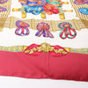 Hermès Carré 90 "LES RUBANS DU CHEVAL" 100% Silk Scarf in Burgundy Secondhand