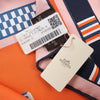 Hermès Carré 90 "LETTRES EQUESTRES" 100% Silk Scarf in Orange Secondhand