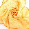 Hermès Carré 90 "L'ART D'ECRIRE" Silk handkerchief in Yellow Secondhand