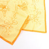 Hermès Carré 90 "L'ART D'ECRIRE" Silk handkerchief in Yellow Secondhand