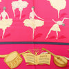 Hermès Carré 90 "La Dance ballet" Silk handkerchief in Pink Secondhand