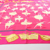 Hermès Carré 90 "La Dance ballet" Silk handkerchief in Pink Secondhand