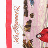 Hermès Carré 90 "Les Cheyennes" Silk handkerchief in Red Secondhand