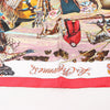 Hermès Carré 90 "Les Cheyennes" Silk handkerchief in Red Secondhand