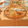 Secondhand Hermès Carré 90 "Les Quatre Saisons" Silk handkerchief in Brown