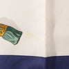Hermès Carré 90 "Memoire d'Hermes" Silk handkerchief in Navy Blue Secondhand