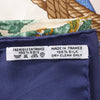 Hermès Carré 90 "Memoire d'Hermes" Silk handkerchief in Navy Blue Secondhand
