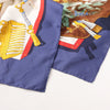 Hermès Carré 90 "Memoire d'Hermes" Silk handkerchief in Navy Blue Secondhand