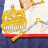 Hermès Carré 90 "Memoire d'Hermes" Silk handkerchief in Navy Blue Secondhand