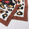 Hermès Carré 90 "Monsieur et Madame" Silk handkerchief in Brown Secondhand