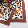 Hermès Carré 90 "Monsieur et Madame" Silk handkerchief in Brown Secondhand