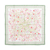 Hermès Carré 90 "OEillets sauvages et autres Caryophyllees" Silk handkerchief in Green Secondhand
