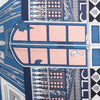 Secondhand Hermès Carré 90 "Objets de Curiosite" Silk handkerchief in Blue x Gray