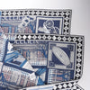 Secondhand Hermès Carré 90 "Objets de Curiosite" Silk handkerchief in Blue x Gray