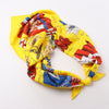 Hermès Carré 90 "PAVOIS" 100% Silk Scarf in Yellow Secondhand