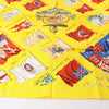 Hermès Carré 90 "PAVOIS" 100% Silk Scarf in Yellow Secondhand