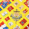 Hermès Carré 90 "PAVOIS" 100% Silk Scarf in Yellow Secondhand