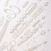 Hermès Carré 90 " PLEASE HOLD THE LINE" Silk handkerchief in White Secondhand