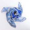 Hermès Carré 90 "Projet De Voiture" Silk handkerchief in Blue Secondhand
