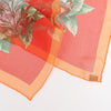 Hermès Carré 90 "Pythagore" Silk handkerchief in Orange Secondhand