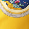 Hermès Carré 90 "Qu'importe le flacon" 100% Silk Scarf in Yellow Secondhand
