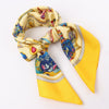 Hermès Carré 90 "Qu'importe le flacon" 100% Silk Scarf in Yellow Secondhand