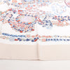 Hermès Carré 90 "BRIDES DE GALA EN FLEURS" Silk handkerchief in Beige Secondhand