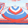 Hermès Carré 90 "SPINNAKERS" Silk handkerchief in Red x Blue Secondhand