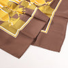 Secondhand Hermès Carré 90 "ÉCHIQUIER" Silk handkerchief in Brown