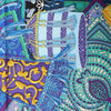 Hermès Carré 90 "CAVALIERS DU CAUCAS" Silk handkerchief in Blue Secondhand
