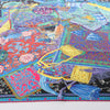 Hermès Carré 90 "CAVALIERS DU CAUCAS" Silk handkerchief in Blue Secondhand