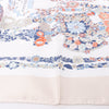 Hermès Carré 90 "RIDES DE GALA EN FLEURS" 100% Silk Scarf in Beige Secondhand
