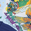 Hermès Carré 90 "THE ALFEE AUBE" Silk handkerchief in Navy Blue Secondhand