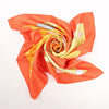 Secondhand Hermès Carré 90 "TIBET" Silk handkerchief in Orange