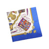 Hermès Carré 90 "Tambour no Taiko" Silk handkerchief in Blue Secondhand