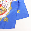 Hermès Carré 90 "Tambour no Taiko" Silk handkerchief in Blue Secondhand