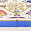Hermès Carré 90 "Tambour no Taiko" Silk handkerchief in Blue Secondhand