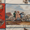 Hermès Carré 90 "Voyages En Russie" Silk handkerchief in Beige x Blue Secondhand