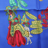 Hermès Carré 90 "Chapeau" Silk handkerchief in Blue Secondhand