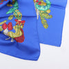 Hermès Carré 90 "Chapeau" Silk handkerchief in Blue Secondhand