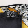 Hermès Carré 90 "tendresse feline" Silk handkerchief in Black x Yellow Secondhand