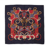 Hermès Carré Géant "L'INSTRUCTION DUROY" Cashmere & Silk Scarf in in Navy Blue x Red Secondhand